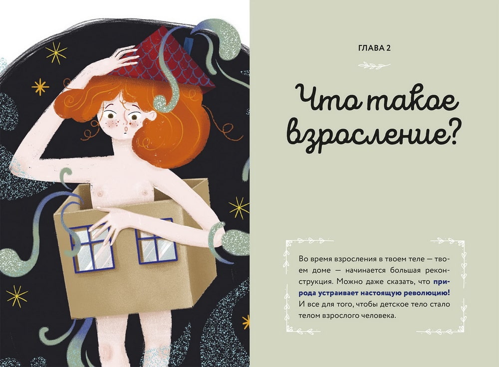 Тело, эмоции, отношения, ты. Красивая книга о взрослении для девочек