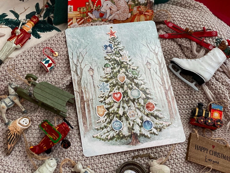 Лапин. Наряди ёлку. Игра-адвент