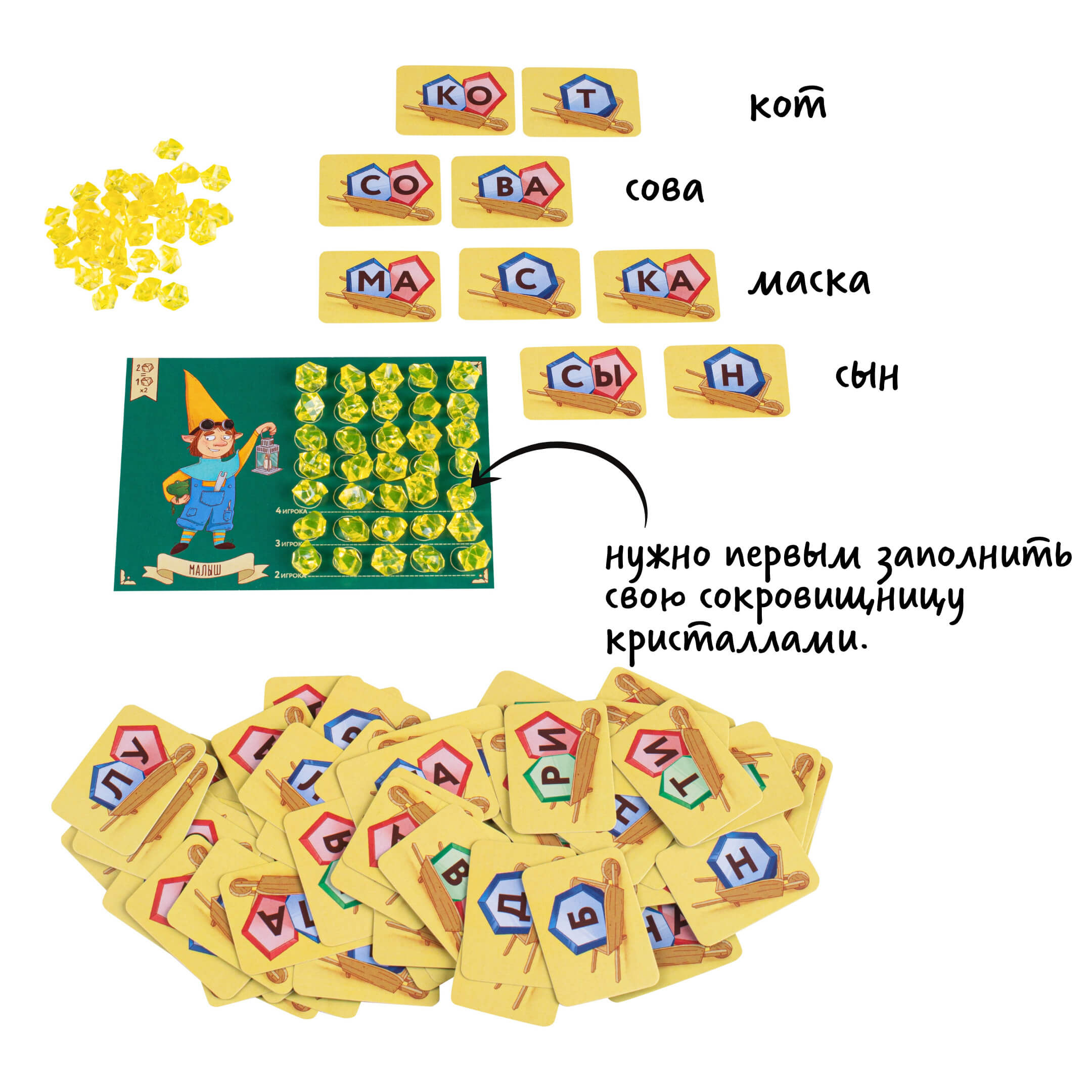 Настольная игра «Читачки»