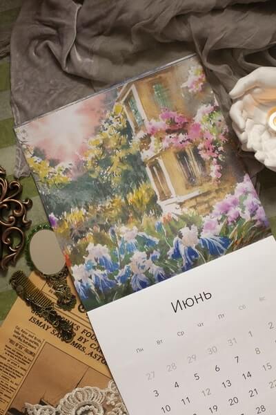 Календарь «Акварельные сезоны: Солнечные моменты детства»