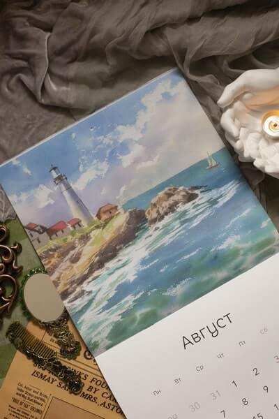 Календарь «Акварельные сезоны: Солнечные моменты детства»