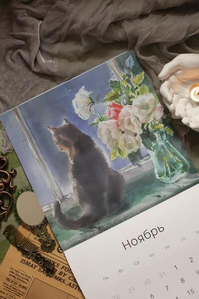 Календарь «Акварельные сезоны: Солнечные моменты детства»