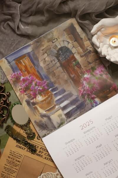 Календарь «Акварельные сезоны: Солнечные моменты детства»