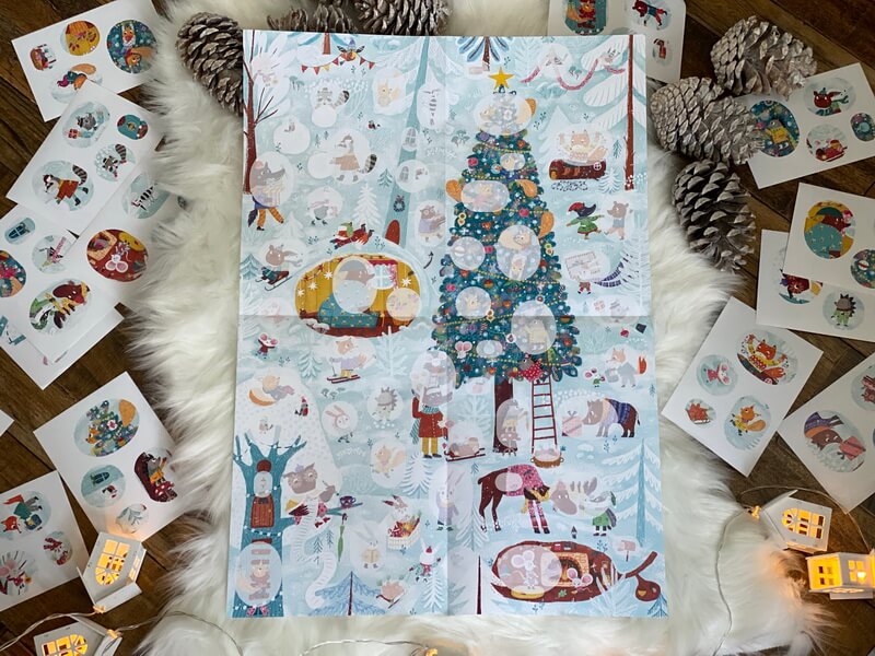 В лес приходит Новый год! Адвент-календарь для малышей