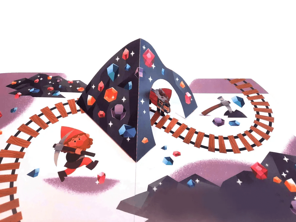 3D Книжки-панорамки. Белоснежка