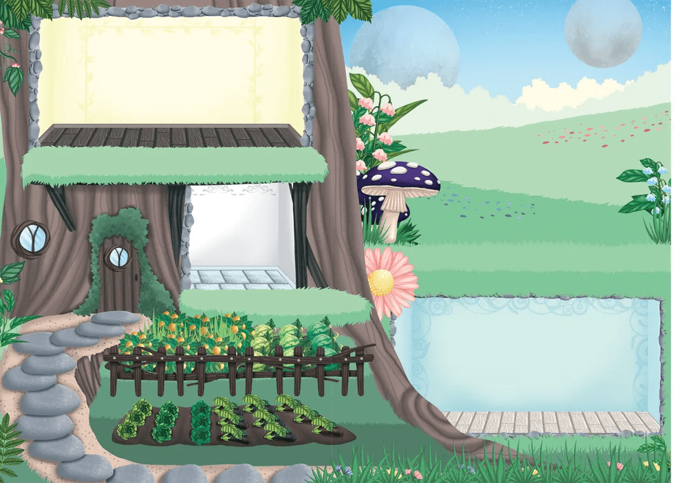 Моя книга эльфов и фей с наклейками