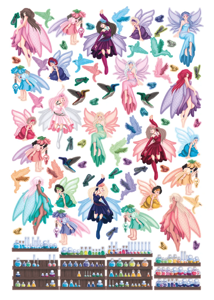 Моя книга эльфов и фей с наклейками