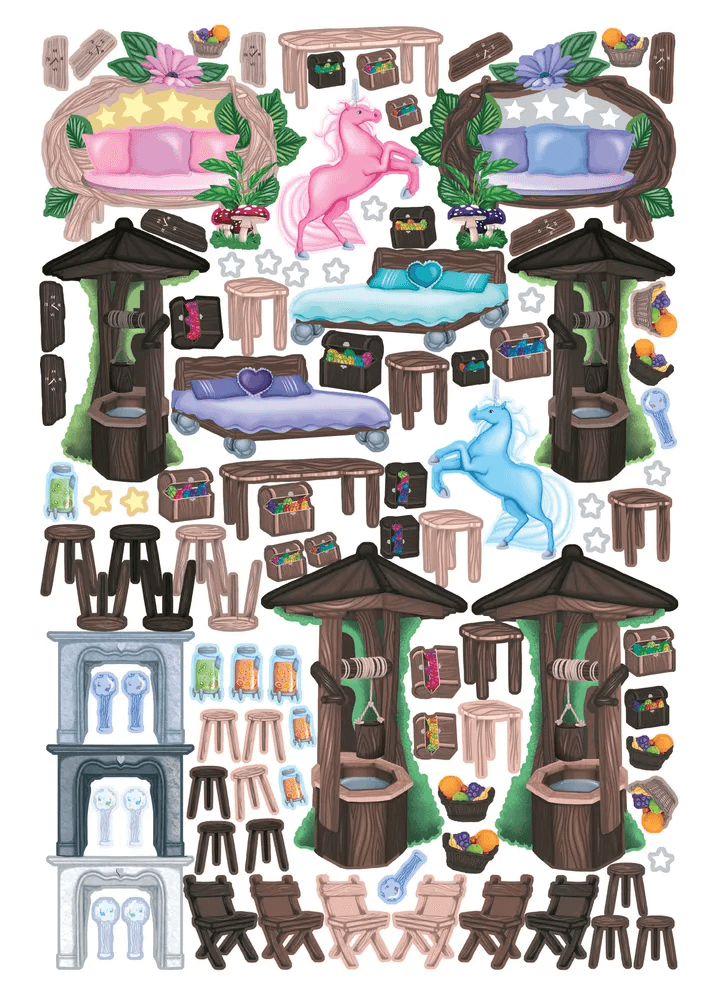 Моя книга эльфов и фей с наклейками