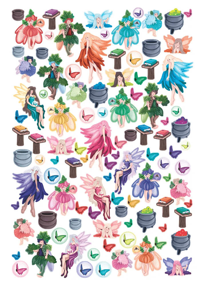 Моя книга эльфов и фей с наклейками