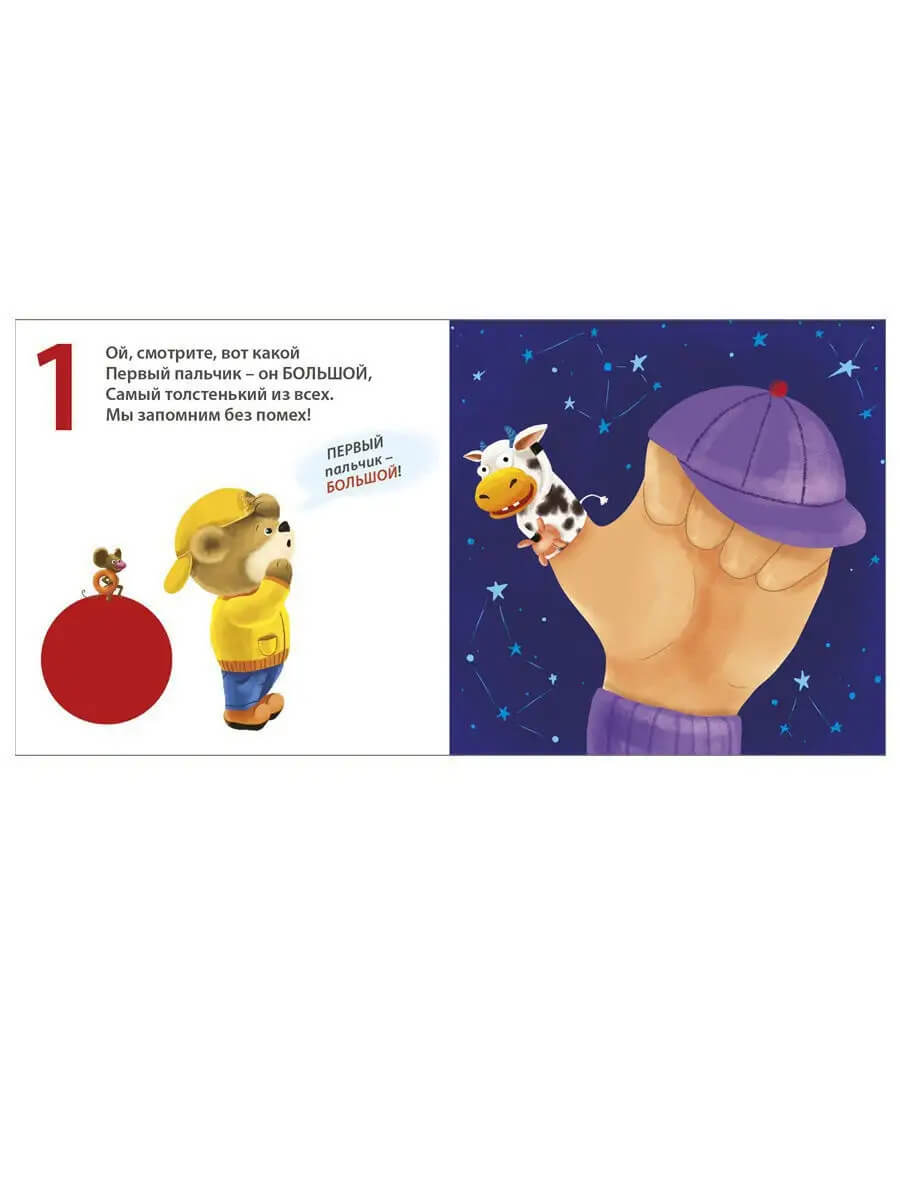 Книжки-картонки. Считаем пальчики