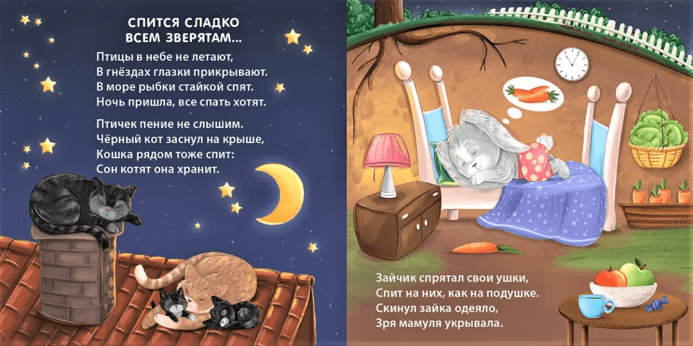 Книжки-картонки. Сонная книжка для моей малышки