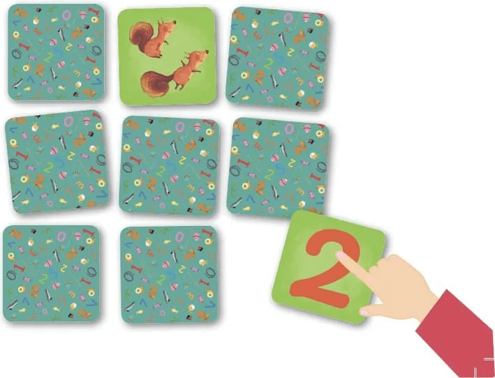 Настольные игры. Мемо Домино. Цифры и Счёт. 2 в 1