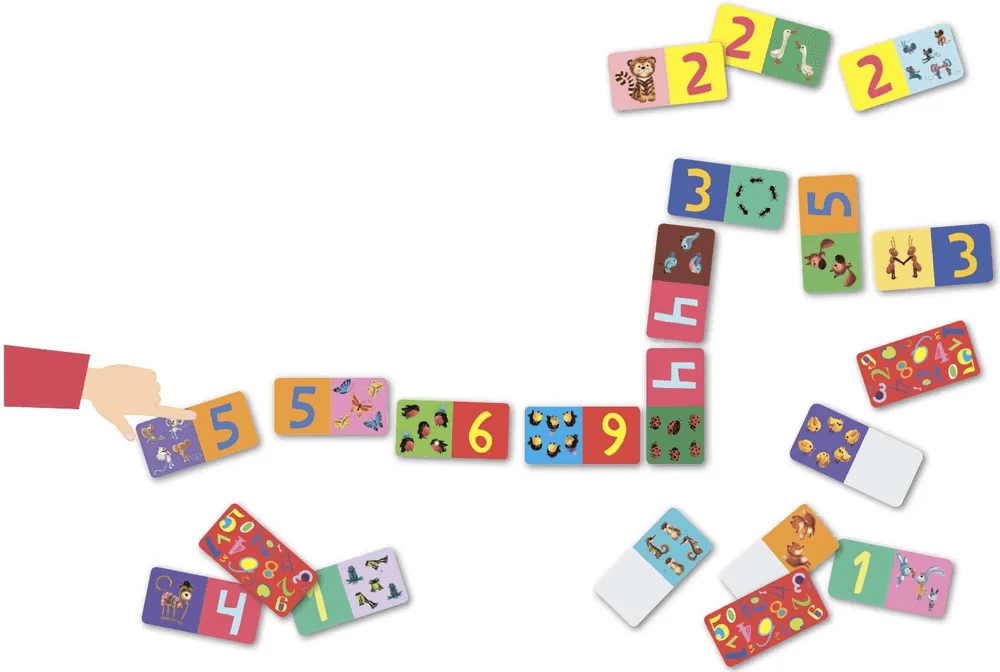 Настольные игры. Мемо Домино. Цифры и Счёт. 2 в 1