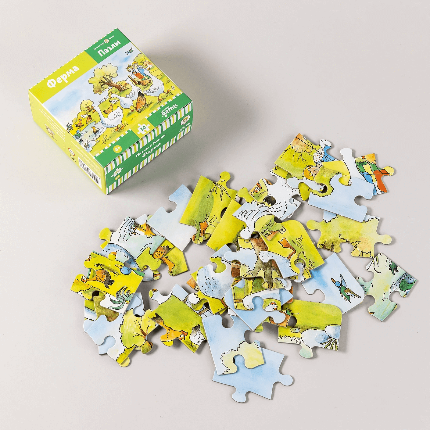 Пазлы с Конни. Ферма. Конни на ферме