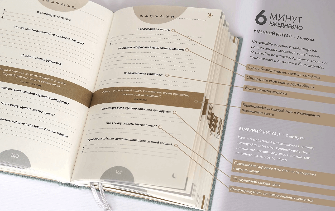 6 минут. Ежедневник, который изменит вашу жизнь (пудра)