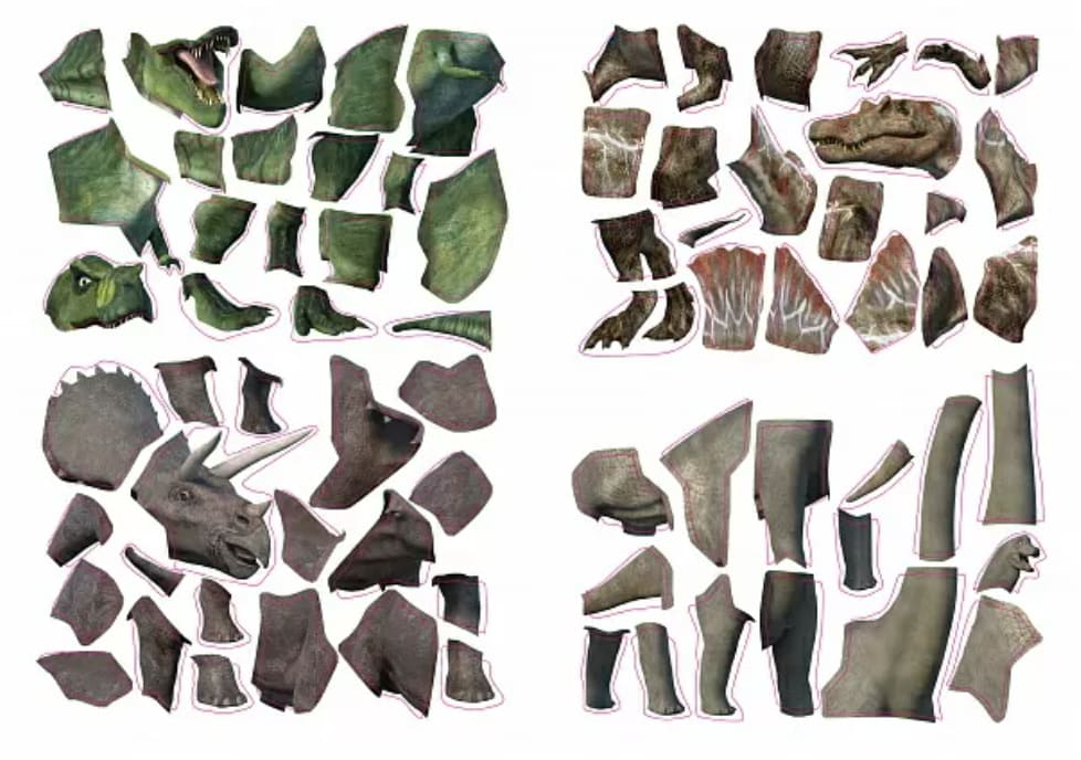 Моя книга наклеек. Динозавры