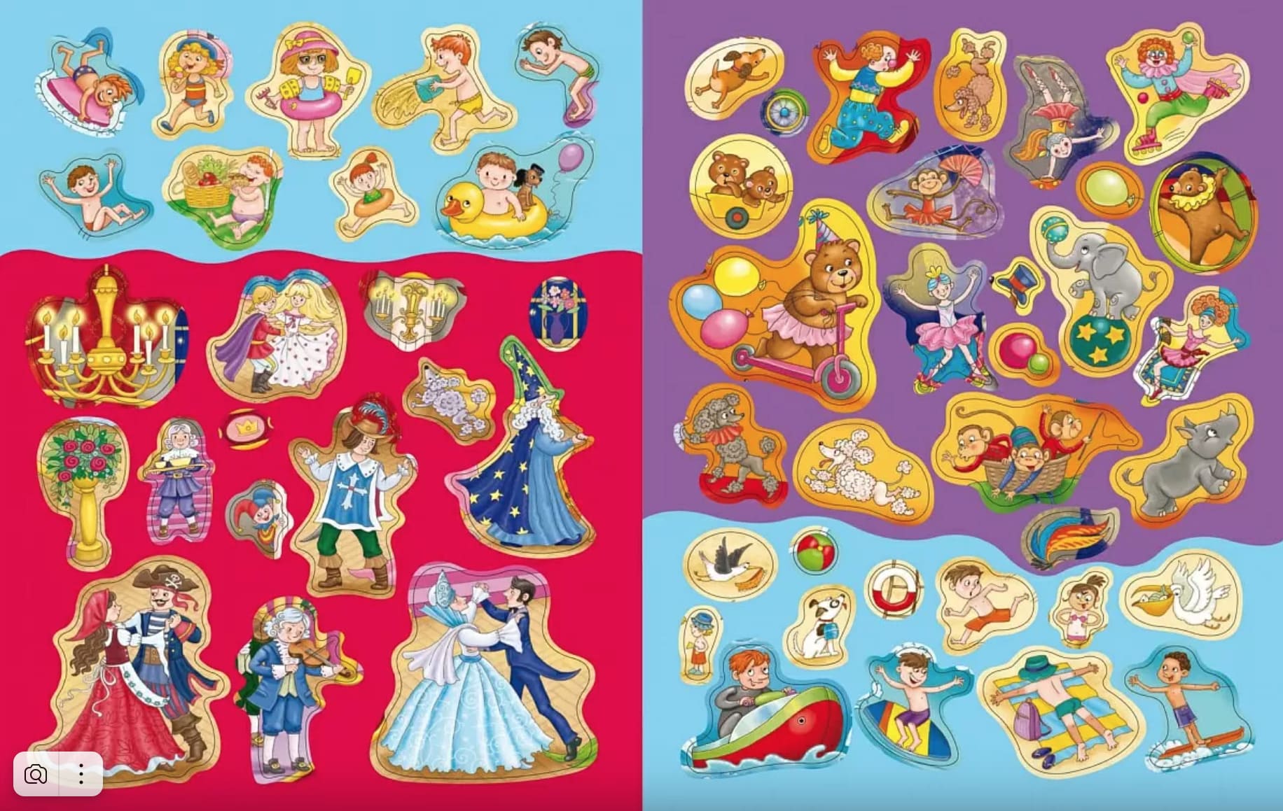 Книга занимательных занятий для девочек с наклейками