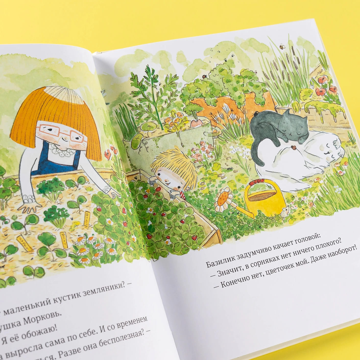 В саду Базилика. Сорняков не существует!