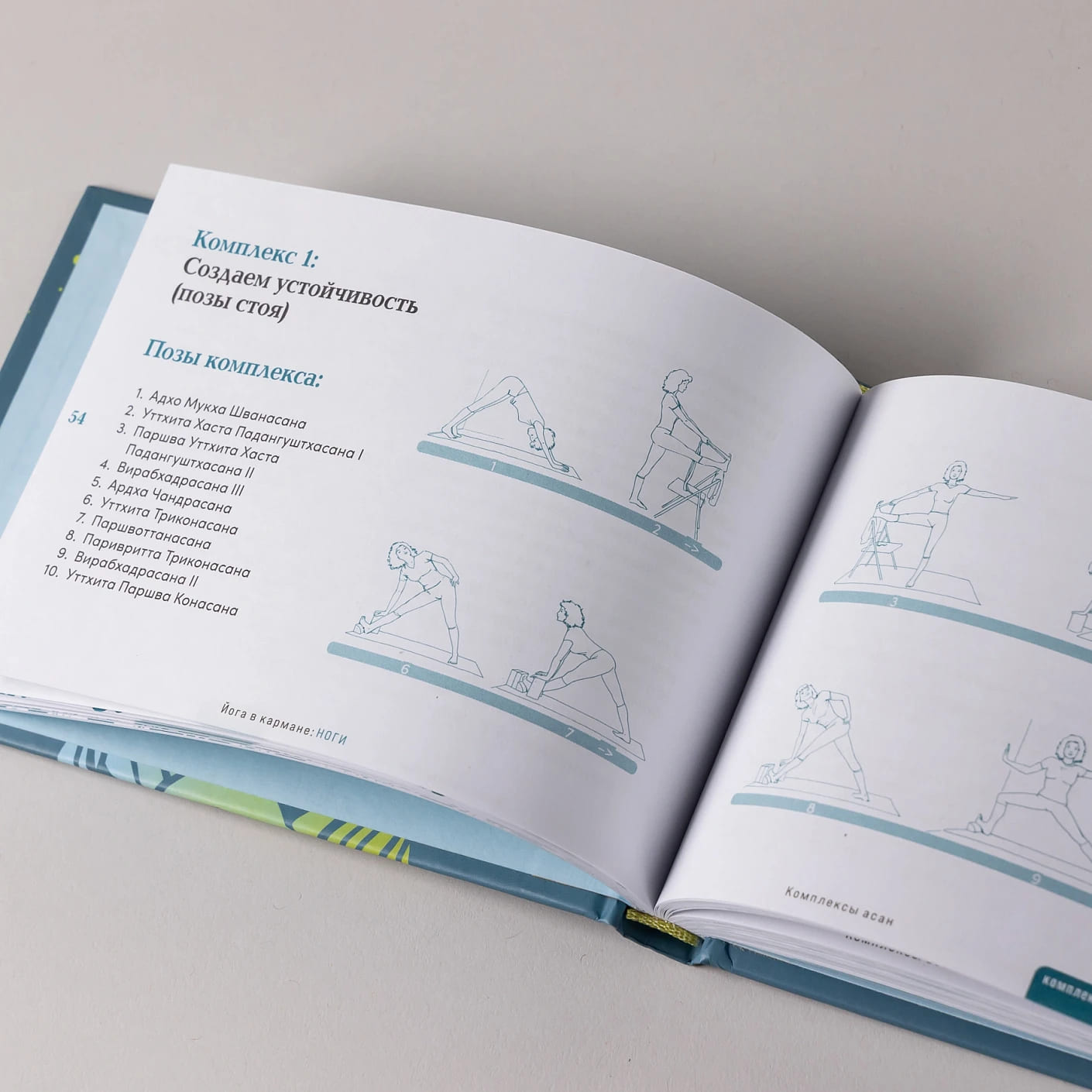 Йога в кармане: Руководство по самостоятельной практике для здоровых ног