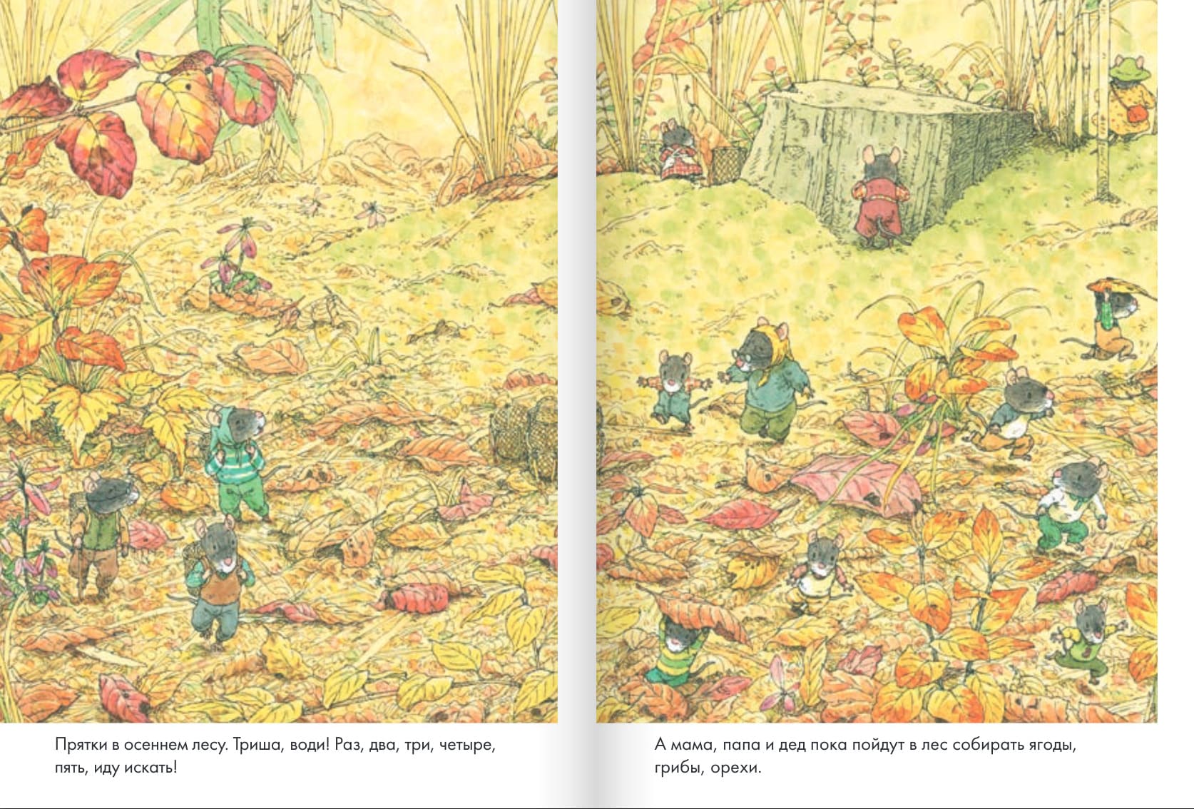 14 лесных мышей. Парад грибов (мини-формат)