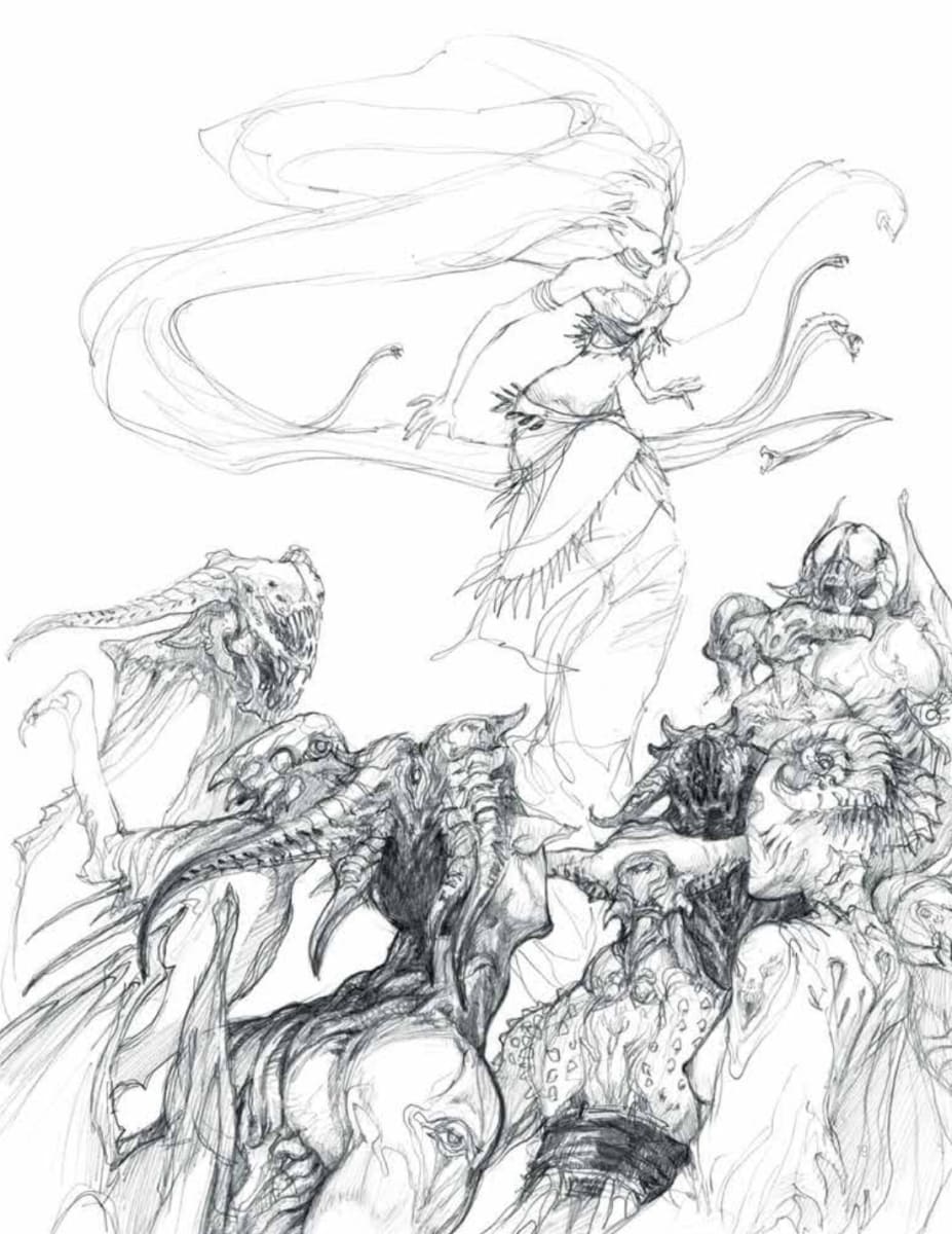 Дизайн существ и персонажей. Как создать портфолио концепт-художника