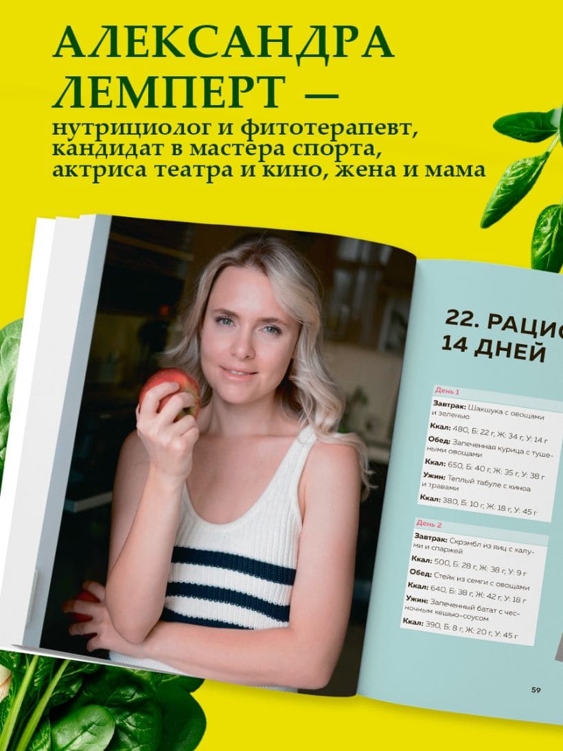 Сам себе нутрициолог. Практическое руководство по питанию на 14 дней от Александры Лемперт