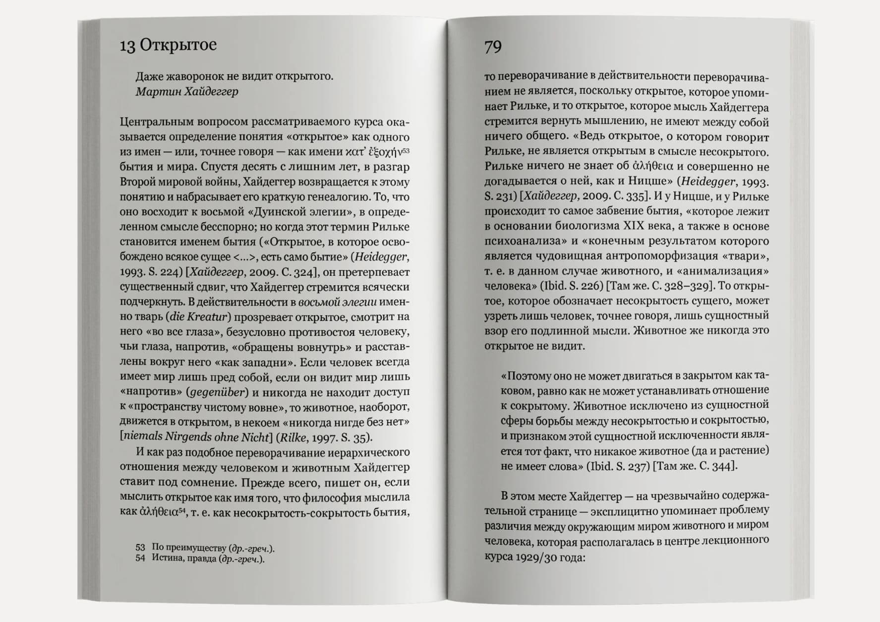 Открытое. Человек и животное