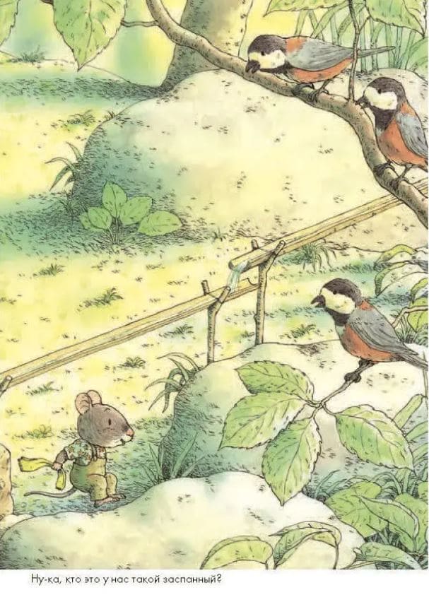 14 лесных мышей. Завтрак