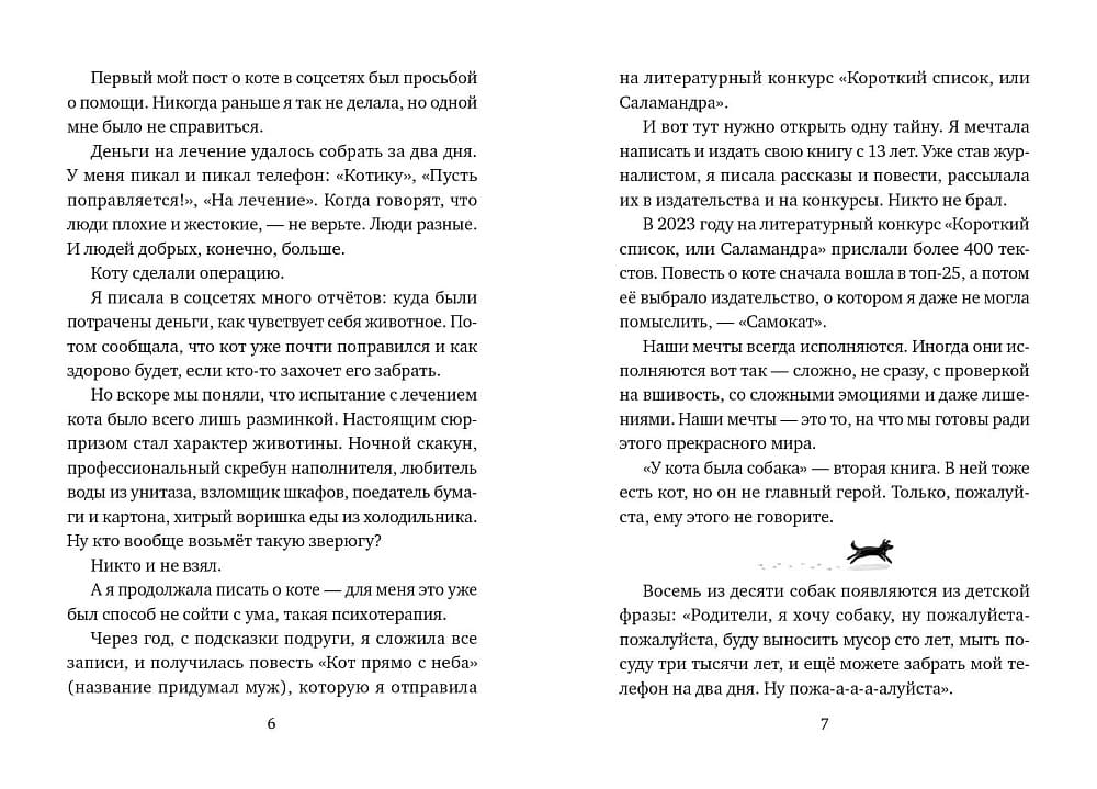 У кота была собака