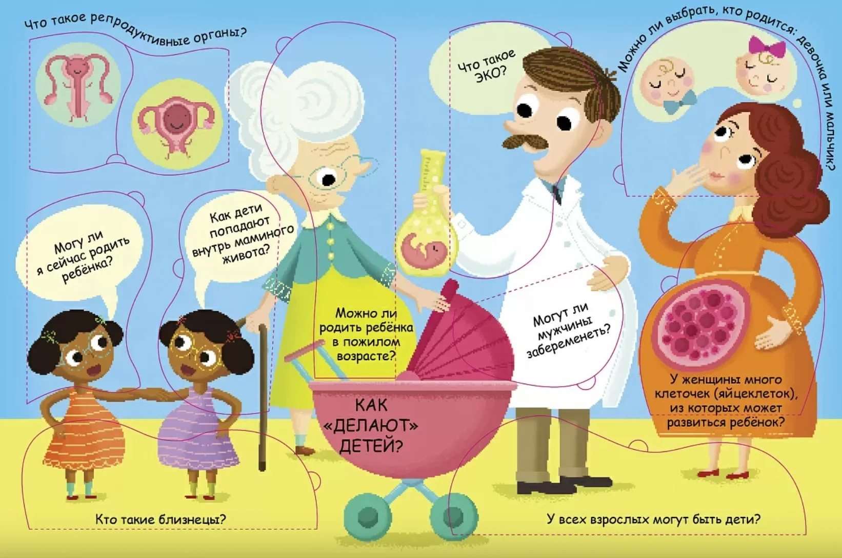 Волшебные окошки. Откуда берутся дети?